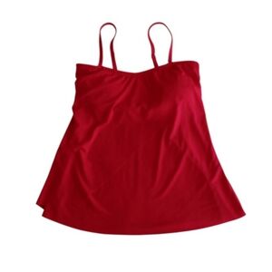 Venus Classic Bandeau Red Tankini Top, Size 6